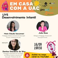 LIVE - DESENVOLVIMENTO INFANTIL - 16/09/2021 - 19:30H